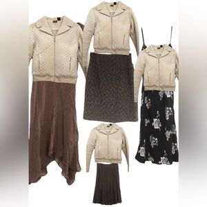 Vintage Corduroy Quilted Jacket Cropped Sz S Yellow Coastal Cowgirl Cabincore